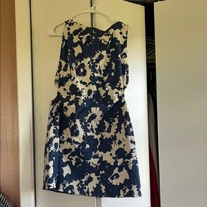 Abercrombie & Fitch Navy and White Floral Mini Dress